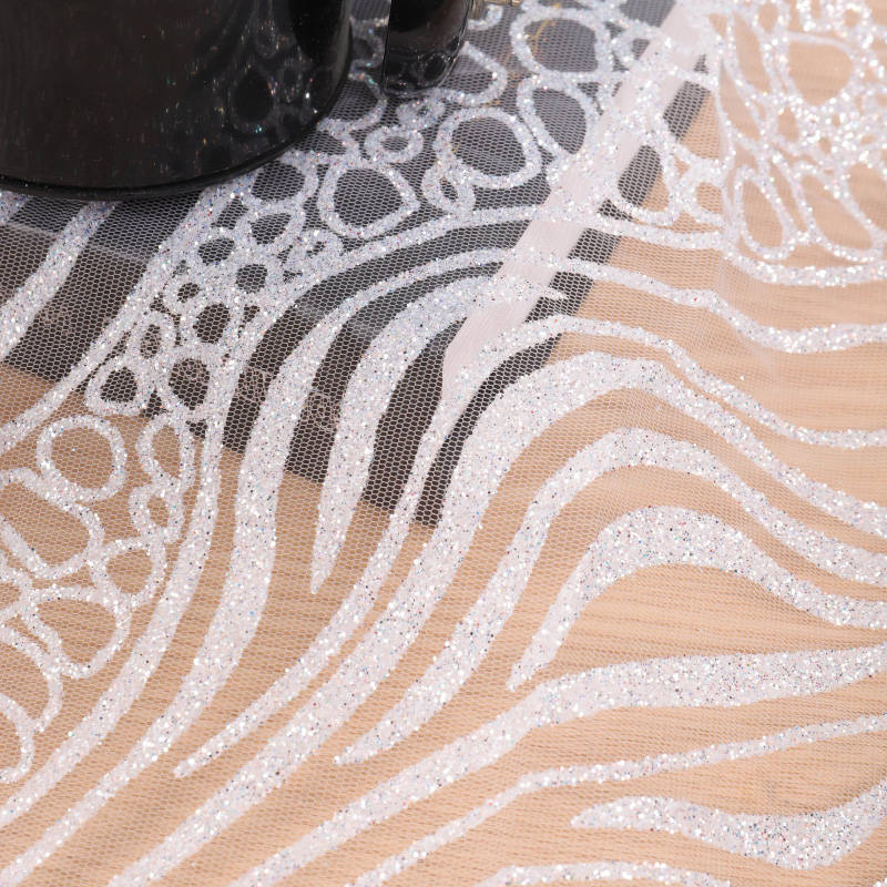 রঙিন Sequins বিবাহের পোশাক ফ্যাব্রিক